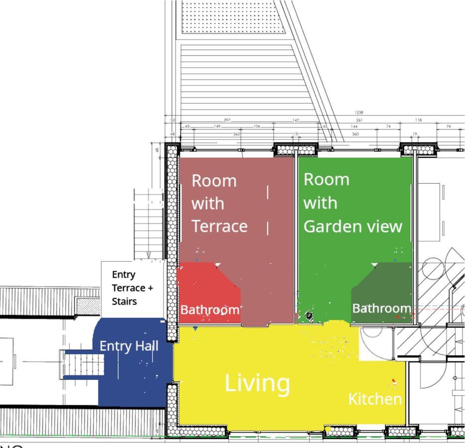Scrab&Ble Ecologische Gastenkamers Bornem Luaran gambar